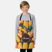 Maïs Mozaïek Kleurrijk Gepersonaliseerd Patroon Schort (Gedragen)