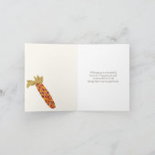 Maïs of Indiase maïs Happy Thanksgiving Kaart (Binnen)