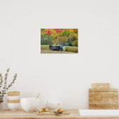 Mais oogsten in Vermont Poster (Keuken)