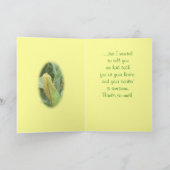 Maïs oor-aanpassen elke gelegenheid bedankkaart (Binnen)