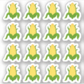 Maïs op de COB BBQ Voedsel Groente Planner Sticker (Voorkant)