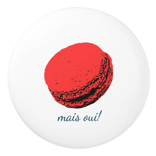 mais oui ! keramische knop (Voorkant)