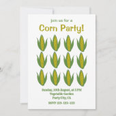 Maïs Plant Maïs Groente Boerderij Maïs Party Kaart (Voorkant)