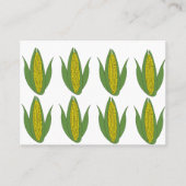 Maïs Plant Maïs Plantaardige Boerderij Maïs Visitekaartje (Voorkant)