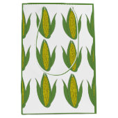 Maïs Plant Pattern Corn Medium Cadeauzakje (Voorkant)