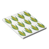 Maïs Plant Plantaardig Patroon Maïs Notitieblok (Schuin)