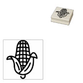 maïs rubberstempel (Gestempeld)