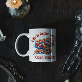 Maïs Slang eigenaar koffie thee liefhebber huisdie Koffiemok