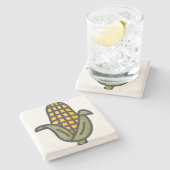 maïs stenen onderzetter (Zijkant)