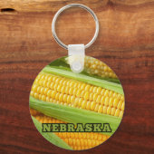 Maïs uit Nebraska Sleutelhanger (Achterkant)
