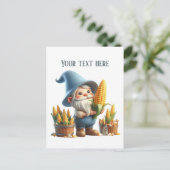 Mais van Cool Farmer aanpasbaar Briefkaart (Staand voorkant)