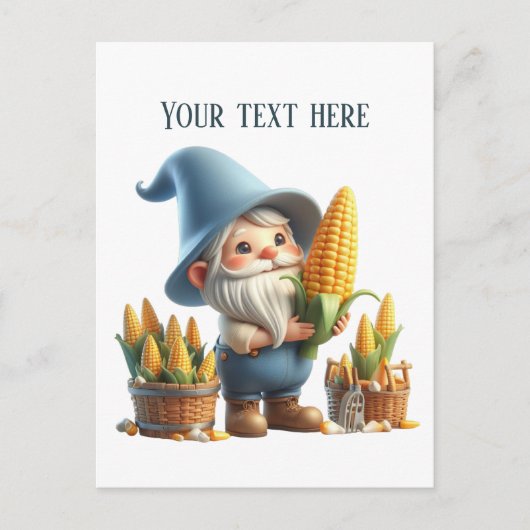Mais van Cool Farmer aanpasbaar Briefkaart (Voorkant)