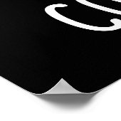 Maïs-zekering Grappig Verward Pun Donker BG Poster (Hoek)