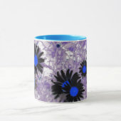 mais zwart en blauw mok (Midden)