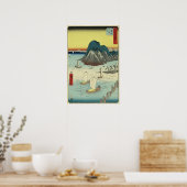 Maisaka, Japan: Oude Utagawa-houtsnede Poster (Keuken)