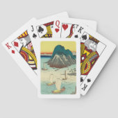 Maisaka, Japan:  Woodblock Print Speelkaarten (Achterkant)