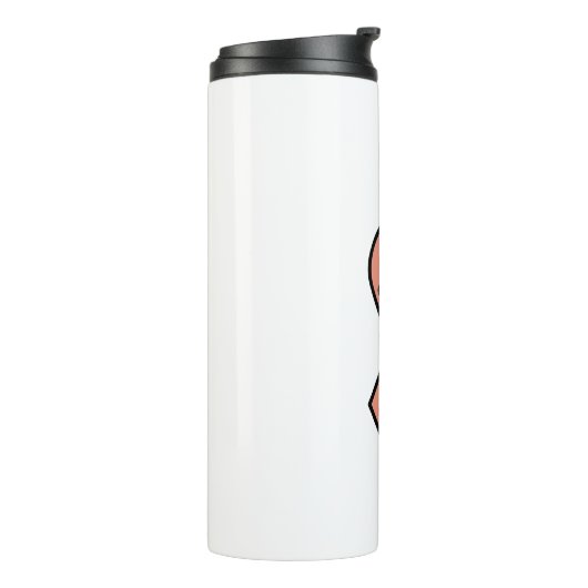 Maïsallergie krijgerslint thermosbeker (Gedraaid links)