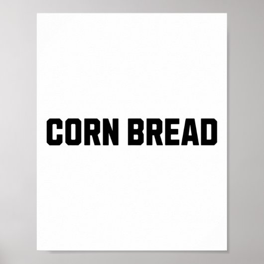 Maïsbrood Grappig Kostuum Halloween Poster (Voorkant)