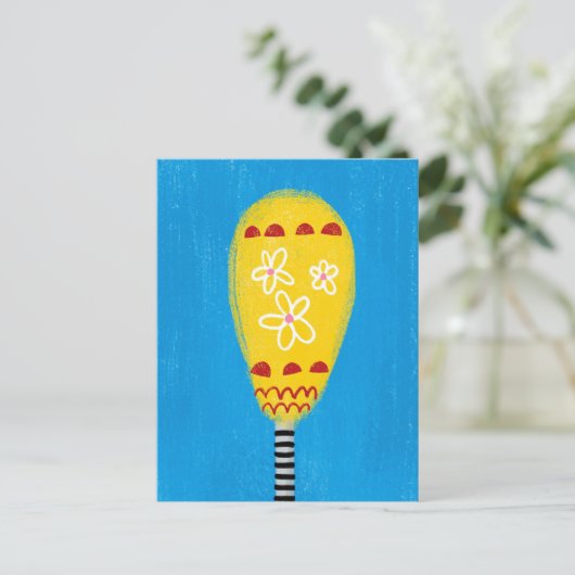 maïshond Briefkaart (Staand voorkant)