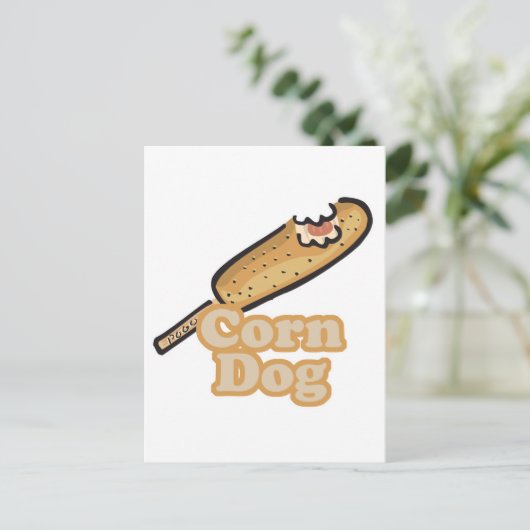 maïshond briefkaart (Staand voorkant)