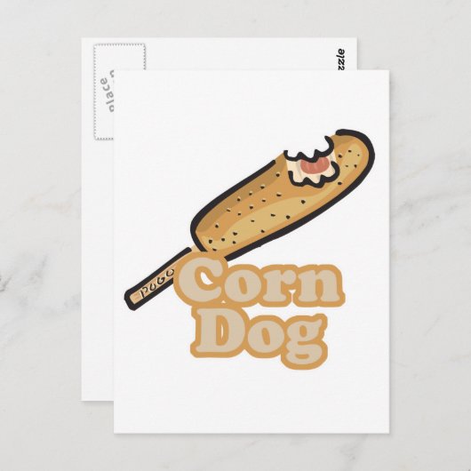 maïshond briefkaart (Voorkant / Achterkant)