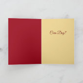 Maïshond? Feestdagen Kaart (Binnen)