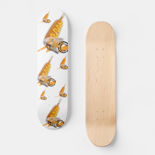 maishond het kattenkartel persoonlijk skateboard (Voorkant)