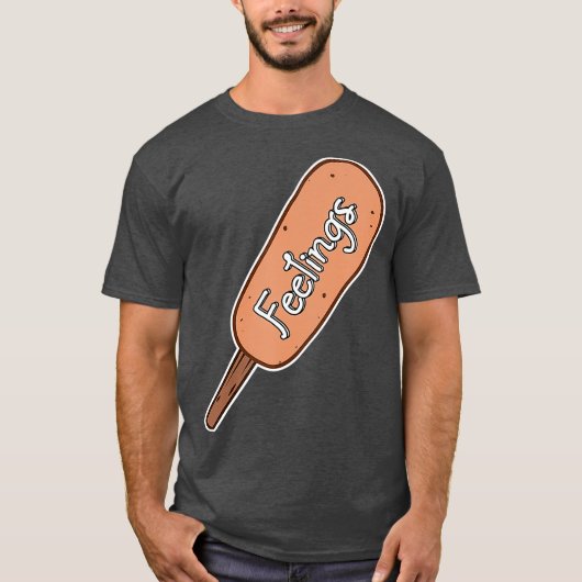Maïshond Hot Deep Fried Sausage Corndog T-shirt (Voorkant)