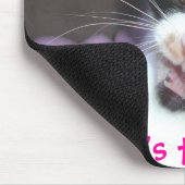 Maisie, waar is de muis? muismat (Hoek)