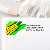 maïskolf retouradreslabel etiket (Insitu)