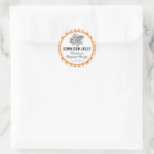 Maiskolfjelly sticker met geruit patroon (Tas)