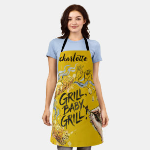 Maiskolven - Gepersonaliseerd BBQ- en maïontwerp Schort