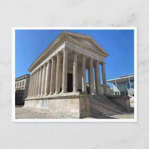 Maison Carrée in Nîmes, Frankrijk Briefkaart