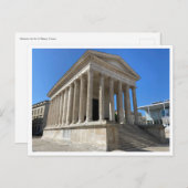 Maison Carrée in Nîmes, Frankrijk Briefkaart (Voorkant / Achterkant)