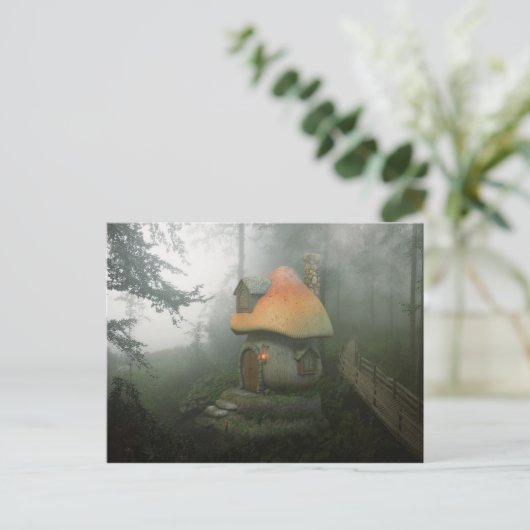 Maison champignon briefkaart (Staand voorkant)