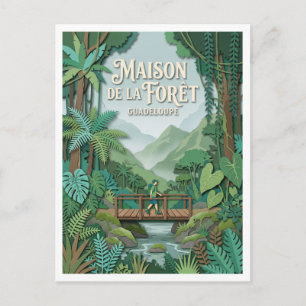 Maison de la Forêt Petit-Bourg Guadeloupe Briefkaart