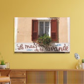 Maison de la Lavande, Place du Couwert Canvas Afdruk (Insitu (Woonkamer))