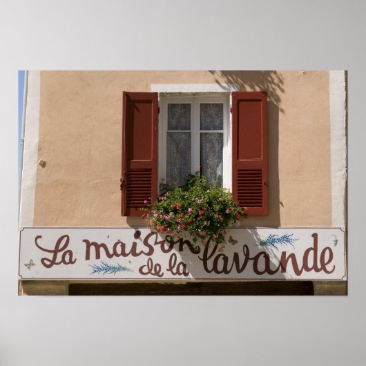 Maison de la Lavande, Place du Couwert, Poster (Voorkant)