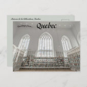 Maison de la Litérature Quebec Canada Briefkaart (Voorkant / Achterkant)