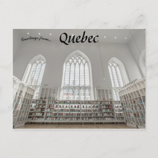 Maison de la Litérature Quebec Canada Briefkaart (Voorkant)