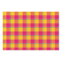 Maison et Razzmatazz Plaid Geel Roze