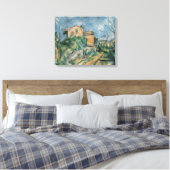 Maison Maria - Paul Cezanne - c1895 Canvas Afdruk (Insitu (Slaapkamer))