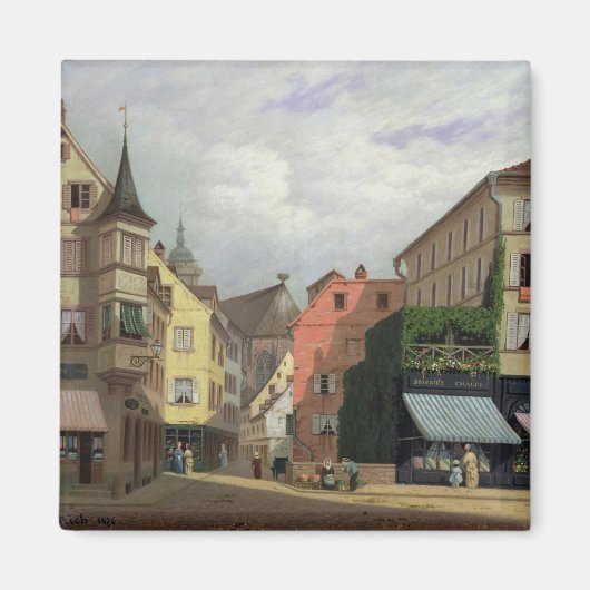 Maison Mathieu, Grand-Rue, Colmar, 1876 Magneet (Voorkant)