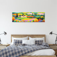 "Maisons Provençales" Breed landschap Provence