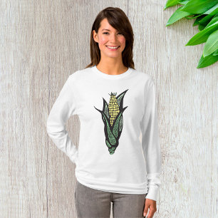 Maisonse Maiskolen Landelijke Boerderij Groente T-shirt