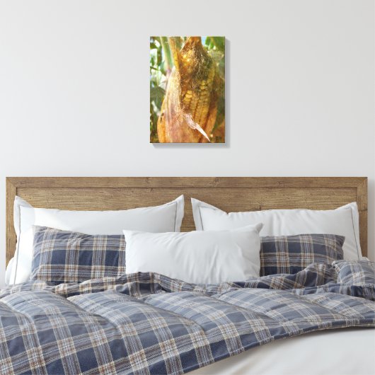 Maisoor bijna klaar om te oogsten canvas afdruk (Insitu (Slaapkamer))