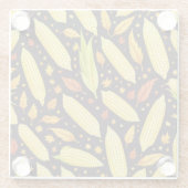 Maïspatroon Harvest Day Herfst Onderzetters (Achterkant)