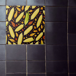 Maïspatroon Harvest Day Herfst Tegeltje