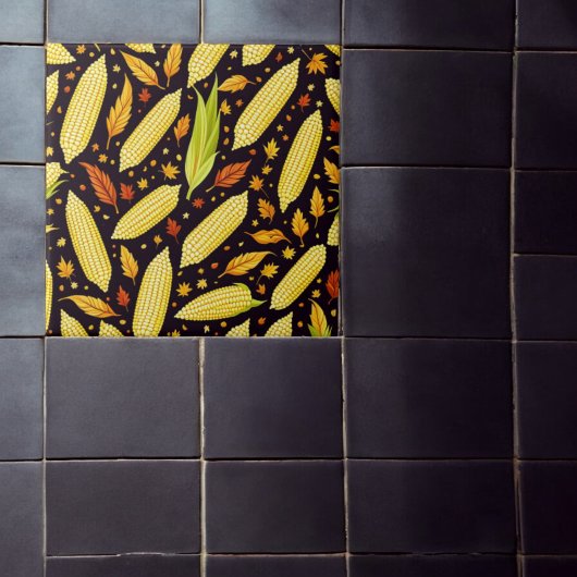 Maïspatroon Harvest Day Herfst Tegeltje