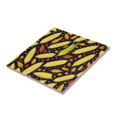 Maïspatroon Harvest Day Herfst Tegeltje (Zijkant)